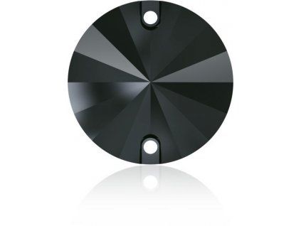 Swarovski RIVOLI 3200 - 10mm  Jet Hematite