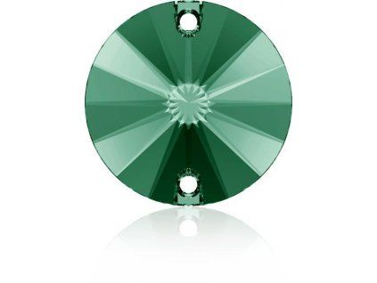 Swarovski RIVOLI 3200 - 12mm  Emerald