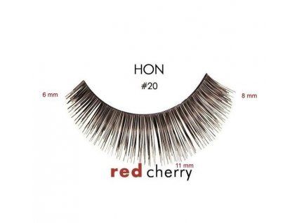 Nalepovací řasy Red Cherry  20 HON