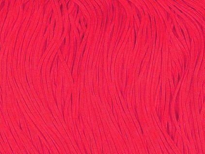 Třásně neelastické NEON RED délka 15 cm