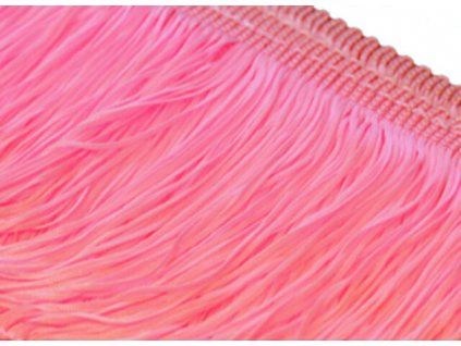 Třásně neelastické ROSE PINK délka 15 cm