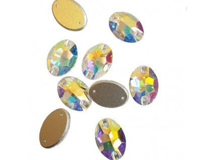 Elis OVAL - 13x18mm  Crystal AB