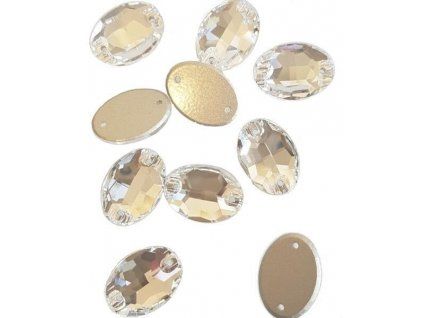 Elis OVAL - 17x24mm  Crystal