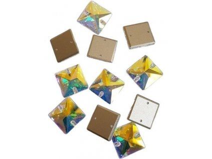 Elis SQUARE - 16mm  Crystal AB