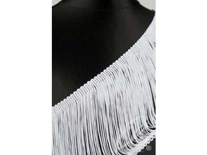 Třásně elastické WHITE délka 15 cm