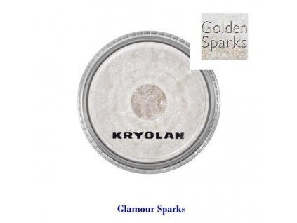 Oční stíny Kryolan GLAMOUR SPARKS  GOLD zlatá