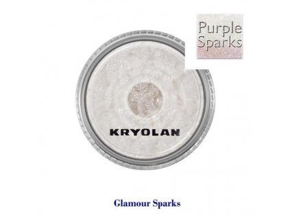Oční stíny Kryolan GLAMOUR SPARKS  PURPLE fialová