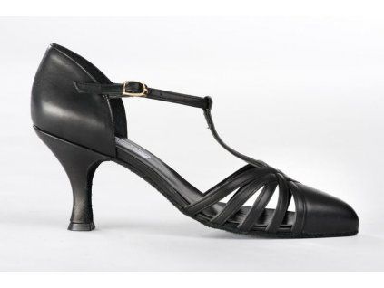Taneční boty Bábor L15/ SG kůže černá podpatek 6,5 cm