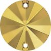 Swarovski RIVOLI 3200 - 10mm  Metallic Sushine
