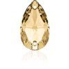Swarovski DROP 3230 - 12x7mm  Lt.Colorado Topaz