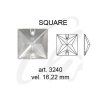 Swarovski SQUARE 3240 - 16mm  Crystal AB