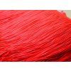 Třásně neelastické NEON RED délka 15 cm