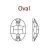 Elis OVAL - 11x16mm  Crystal